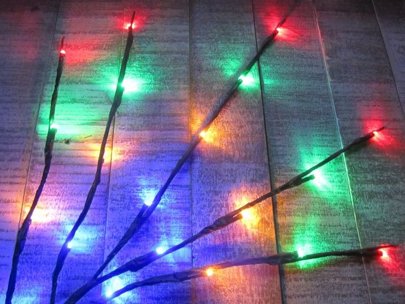 TAKKEN MET LED LICHTJES - GEKLEURD