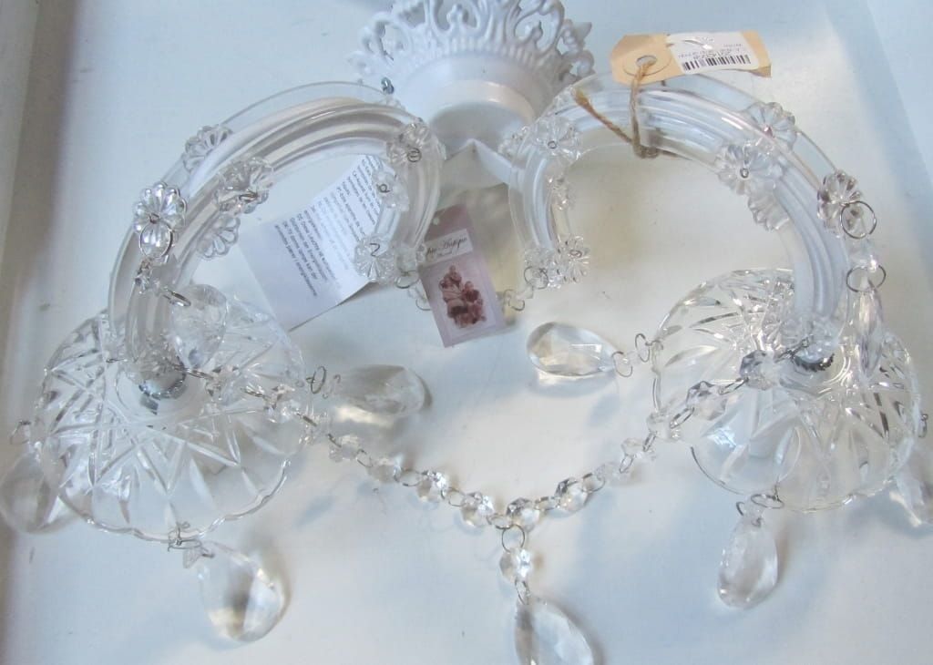 CHIC ANTIQUE - DEENS DESIGN - BLING WANDLAMPJES