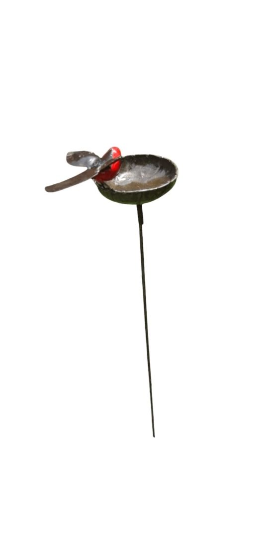 ROODBORST - WATER VOER BAKJE STREETART - HANDMADE FAIRTRADE