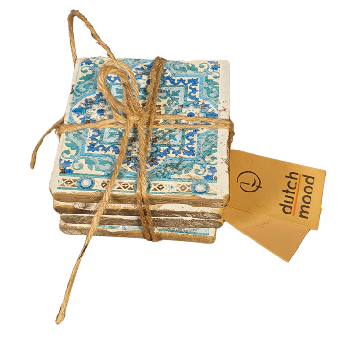 DUTCH MOOD - ONDERZETTERS - BLAUW - TEGEL OUD HOLLANDS (1)