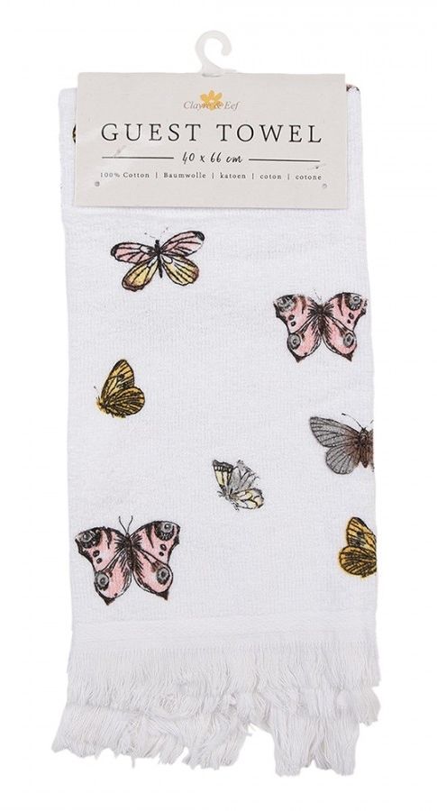 HANDDOEKJES - VLINDERS - CLAYRE & EEF
