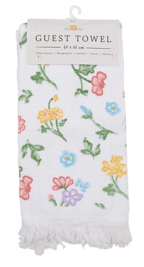 HANDDOEKJES - BLOEMEN - CLAYRE & EEF