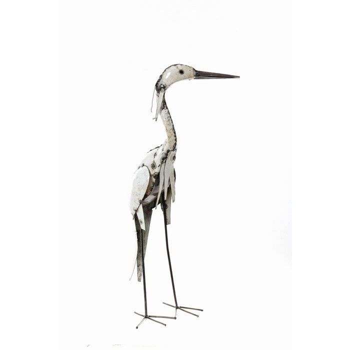 REIGER - STREETART - HANDMADE - FAIRTRADE - WIT
