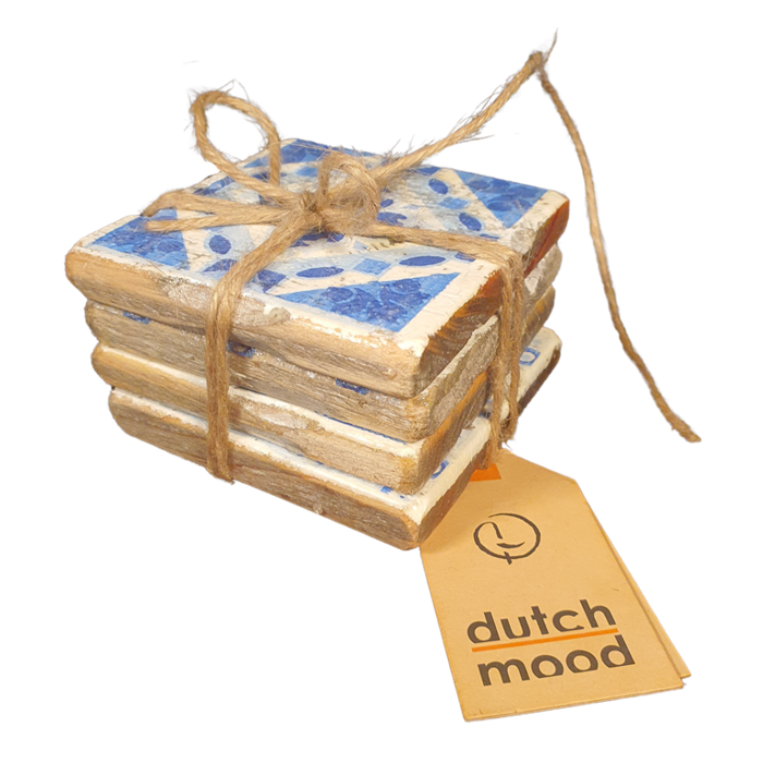 DUTCH MOOD - ONDERZETTERS - BLAUW - TEGEL OUD HOLLANDS (2)
