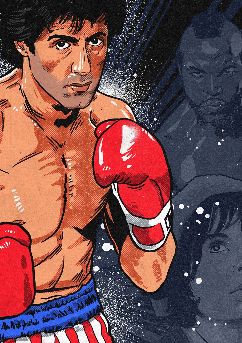 Rocky Poster Closeup