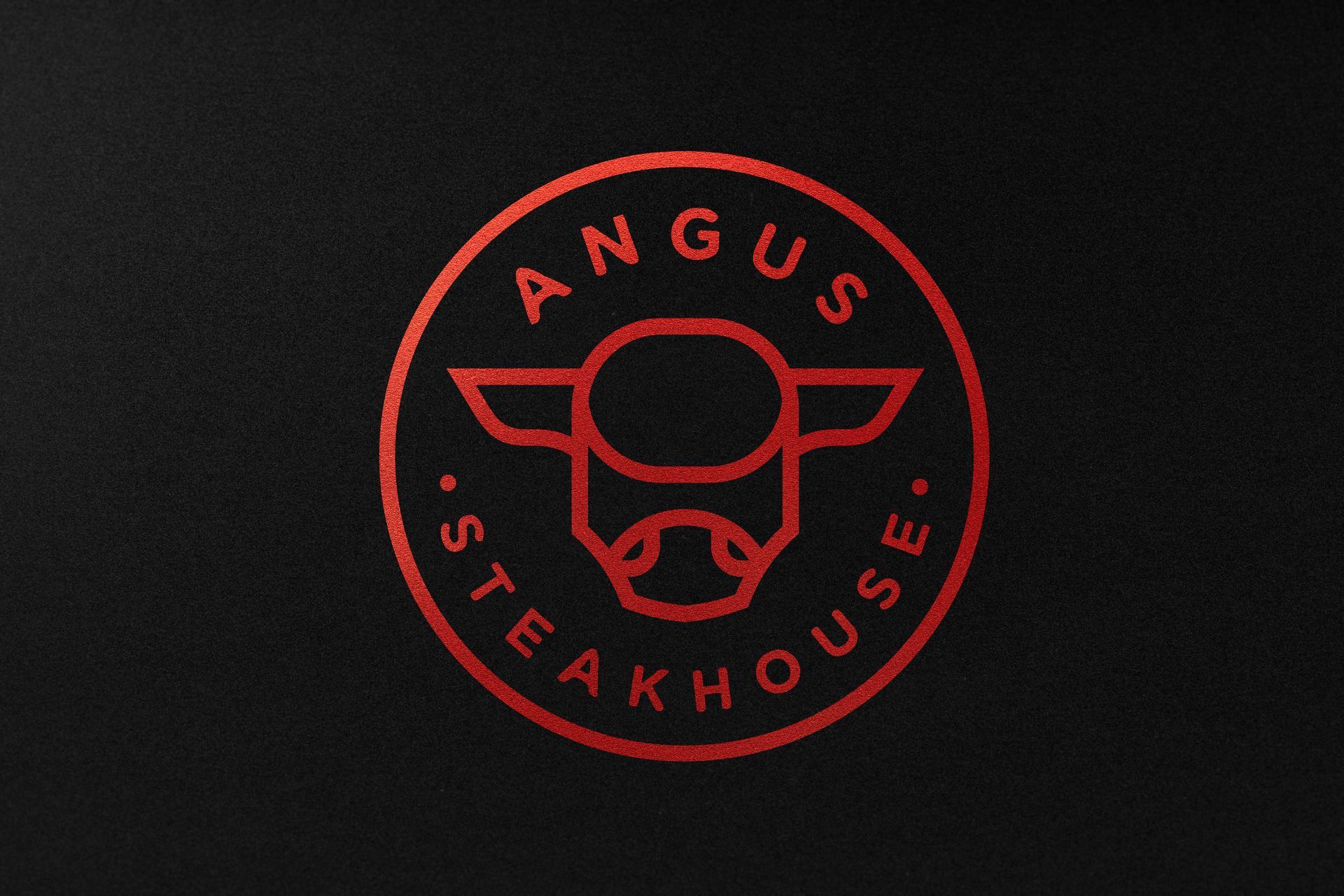 Angus Steakhouse logo design refresh