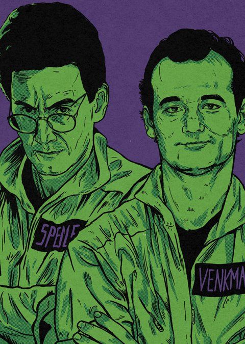Ghostbusters Poster Close Up