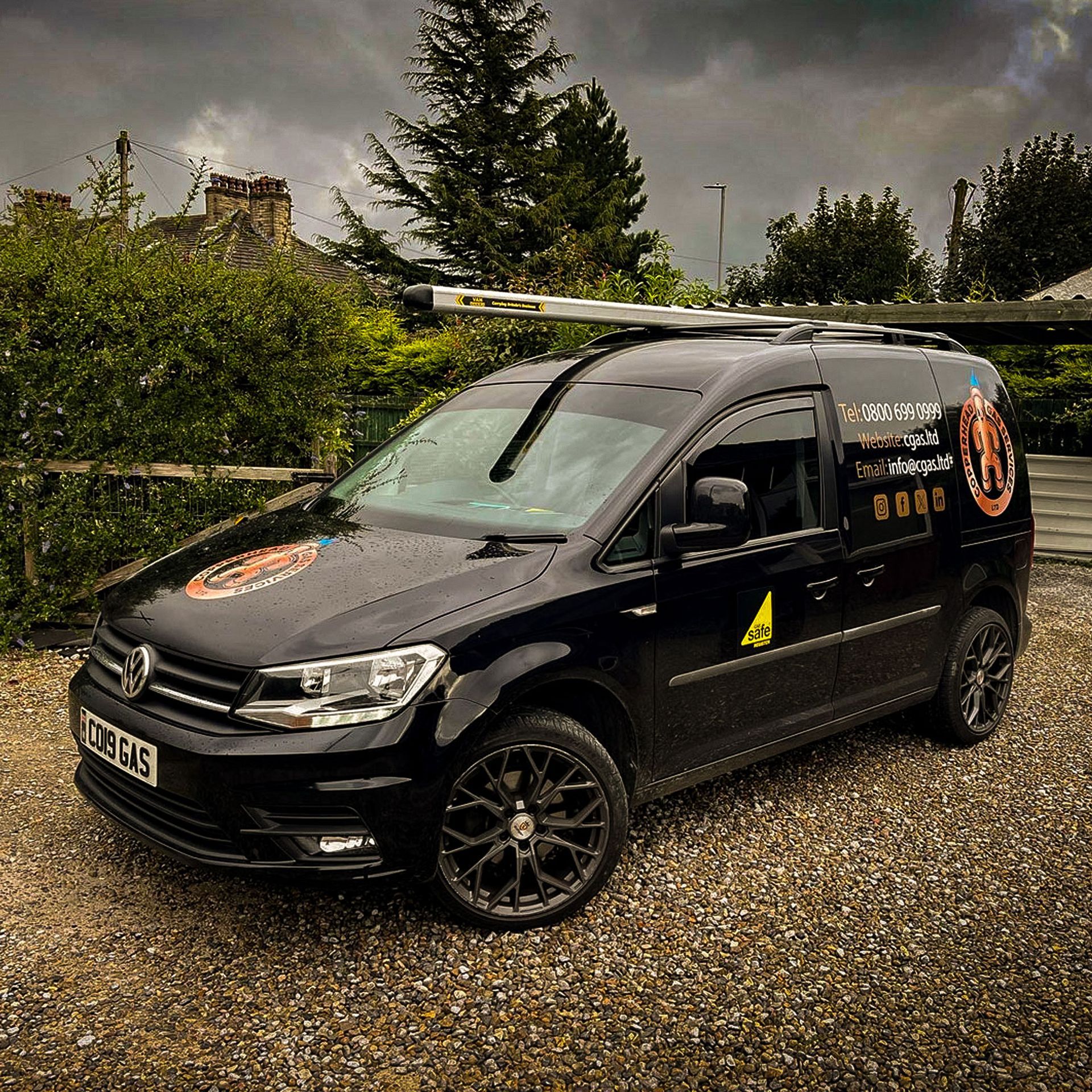 Glossop based Copperhead Gas Services Van Livery Design