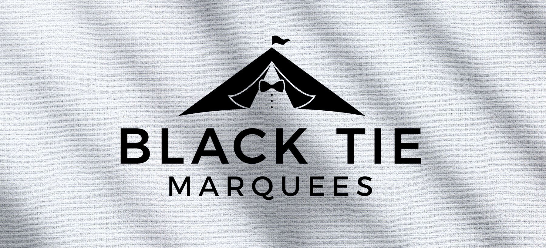 Black Tie Marquees Logo