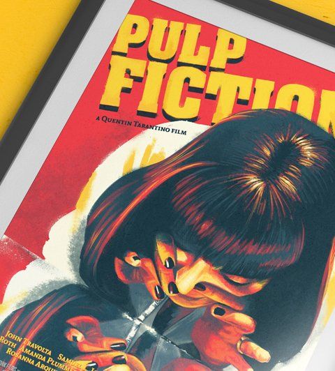 Mia Wallace Pulp Fiction Art Print