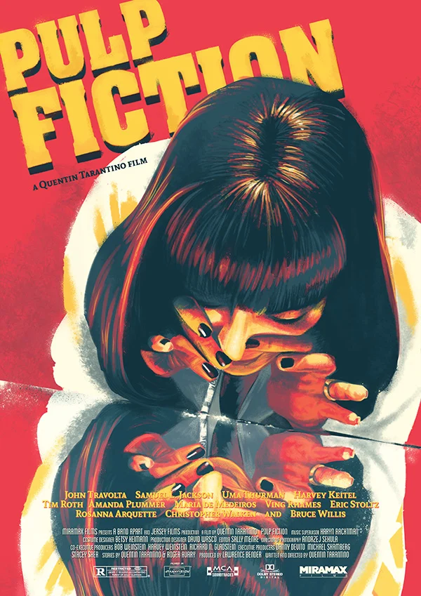 Mia Wallace - Pulp Fiction Poster Design