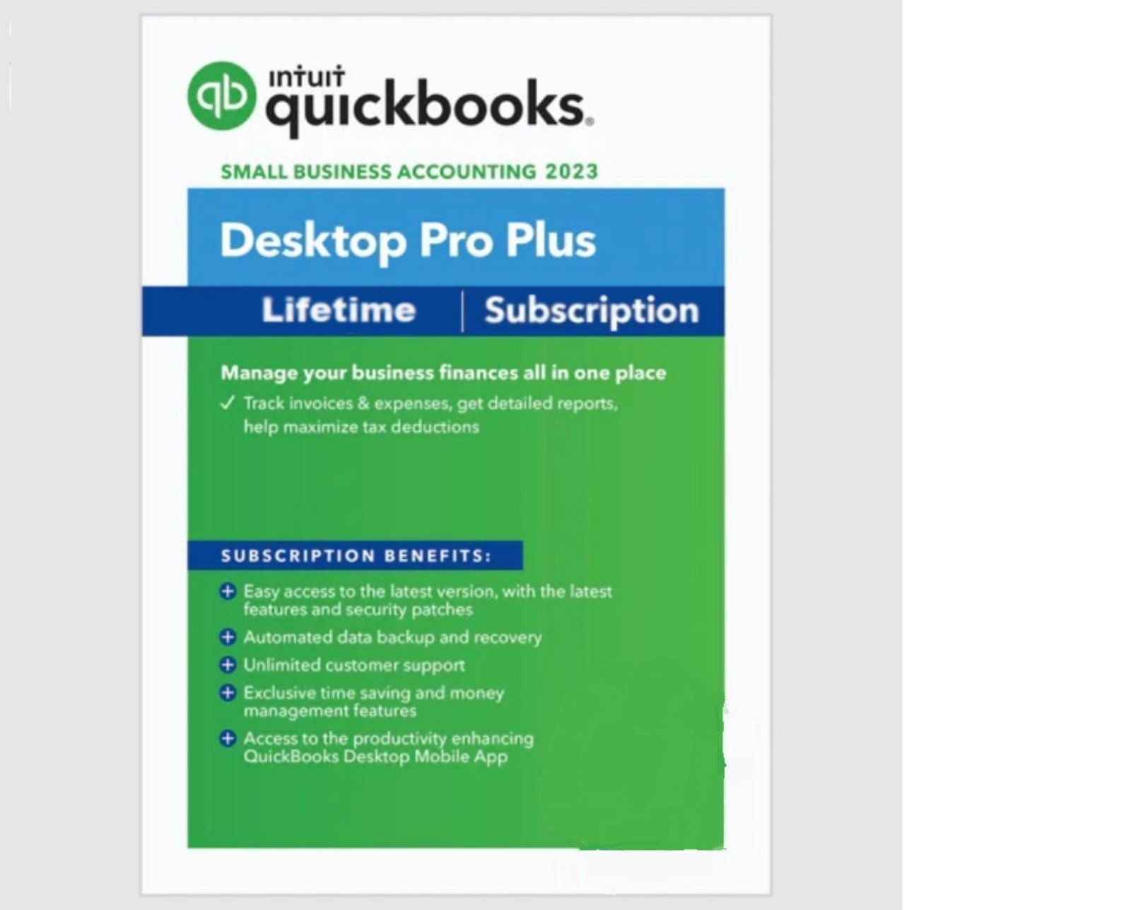 QuickBooks Premier Plus 2023 - 1 Year Subscription