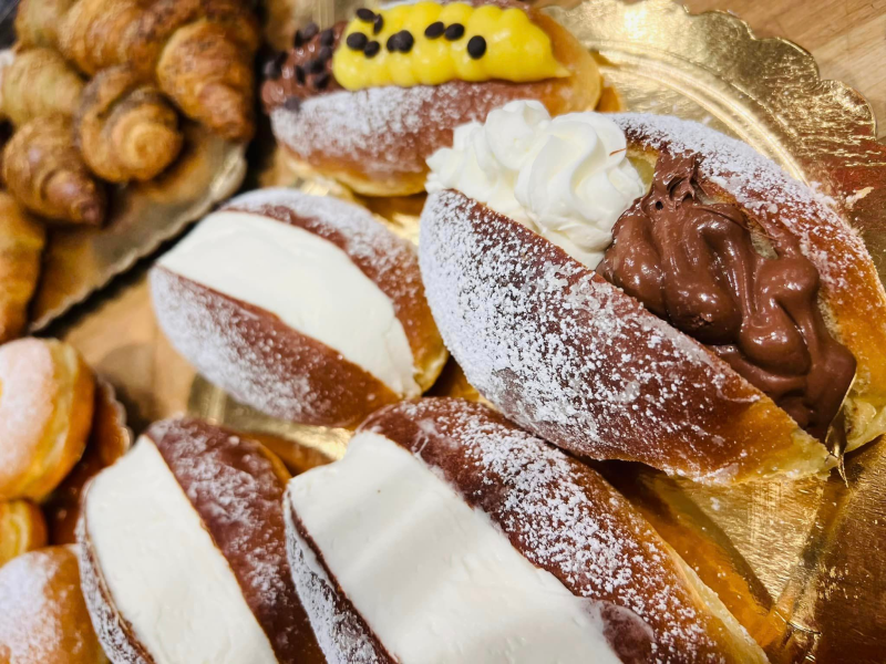 martirozzo alla panna e al cioccolato