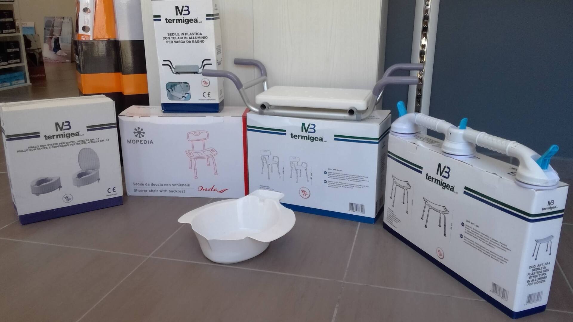 Ausilio bagno per doccia e vasca