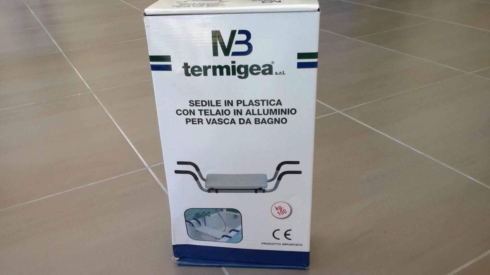 Sedile in plastica per vasca da bagno