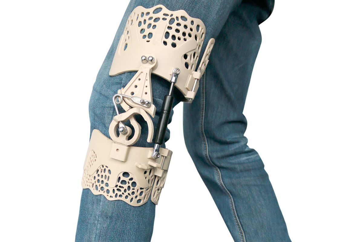 Dispositivo ginocchio realizzato in 3D