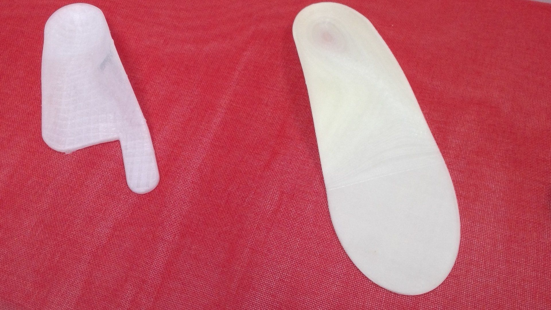 Suola ortopedica bianca