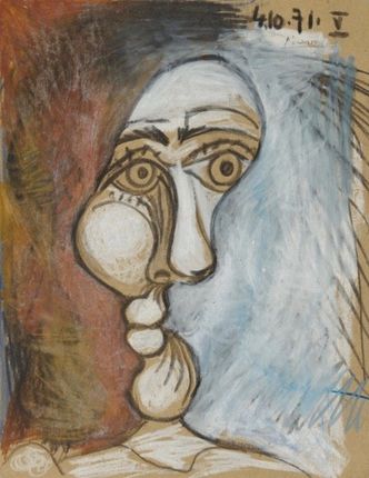 Pablo Picasso, Tête de femme, 1971