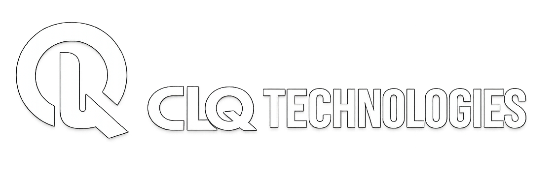 CLQ Technologies logo with stylized "CLQ" icon and text "CLQ TECHNOLOGIES".