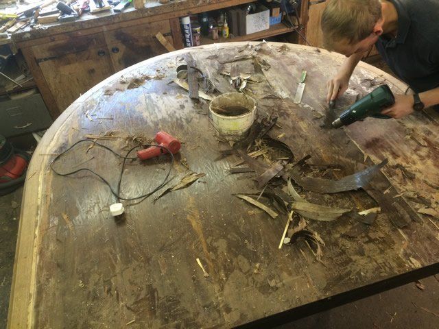 VICTORIAN OAK GOTHIC TABLE 2