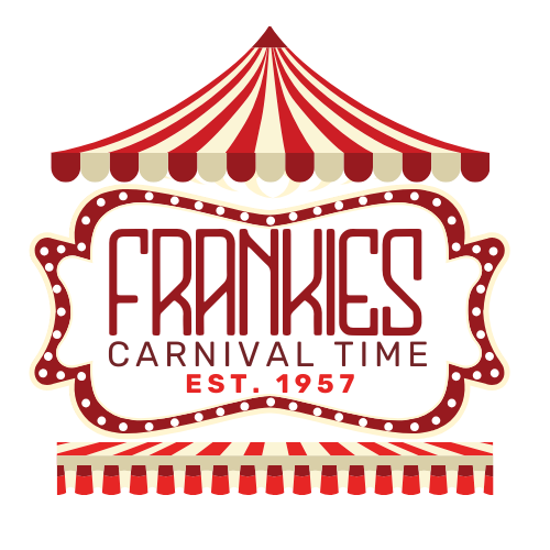 The logo for frankies carnival time was created in 1957