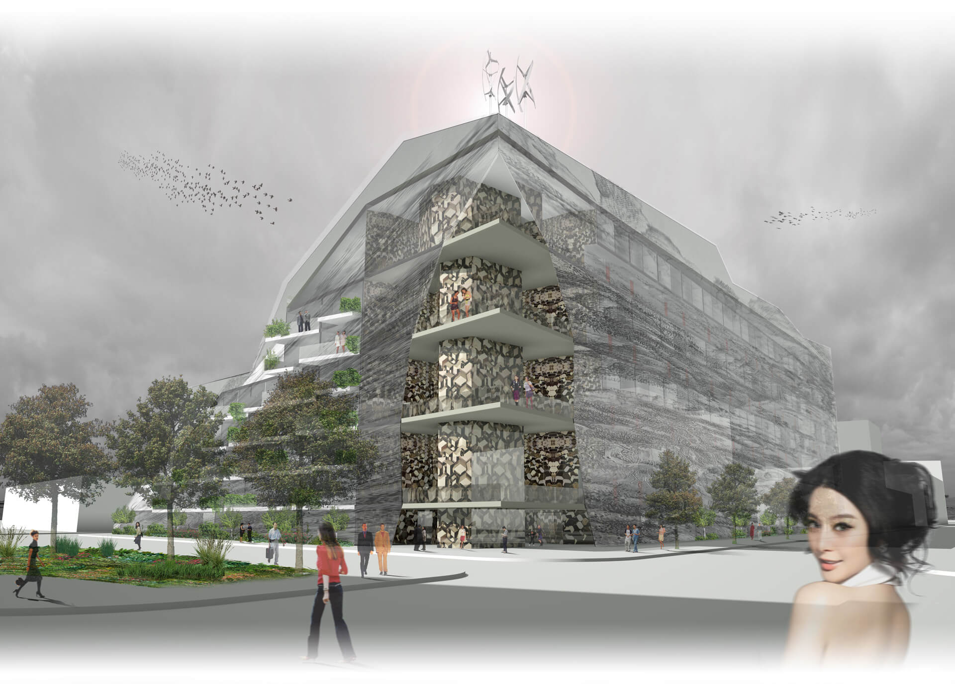 public-spaces-design-complex-housing-scheme-mountain-china-master-planning