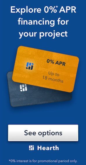 explore 0% APR financing for your project