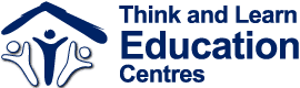 think and learn education centres business logo