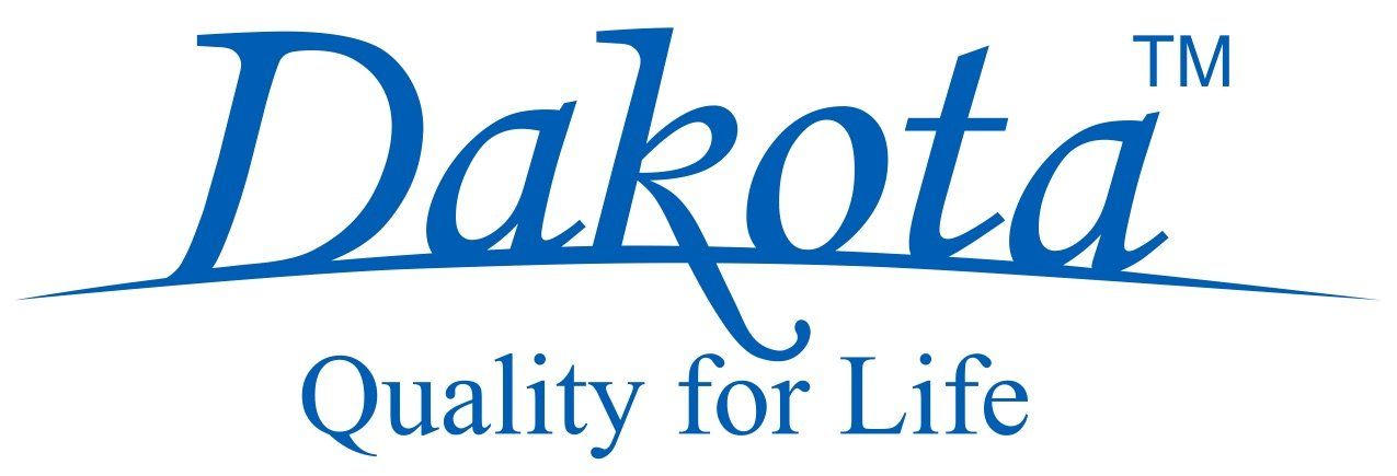 Dakota logo in blue with