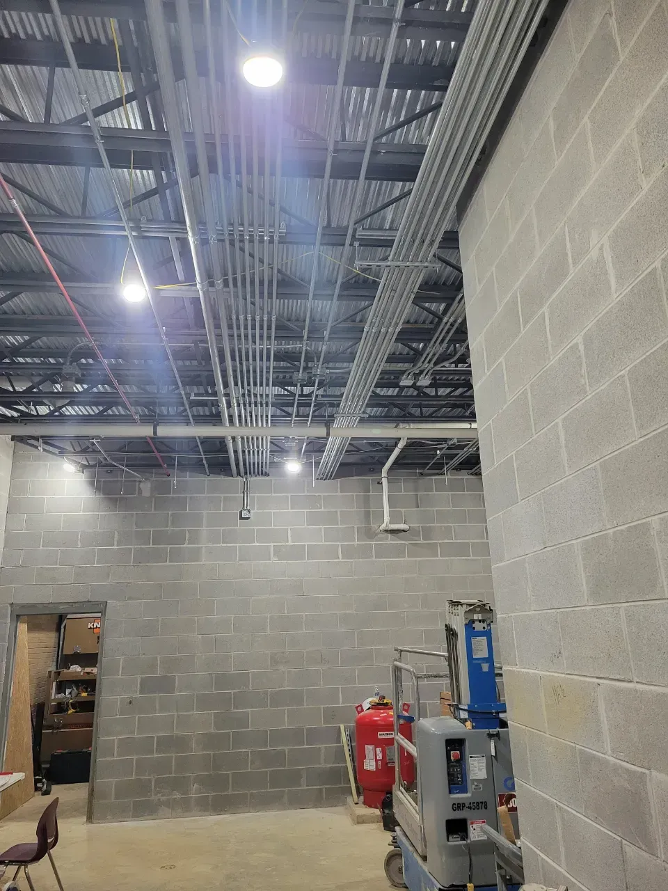 Commercial conduit install