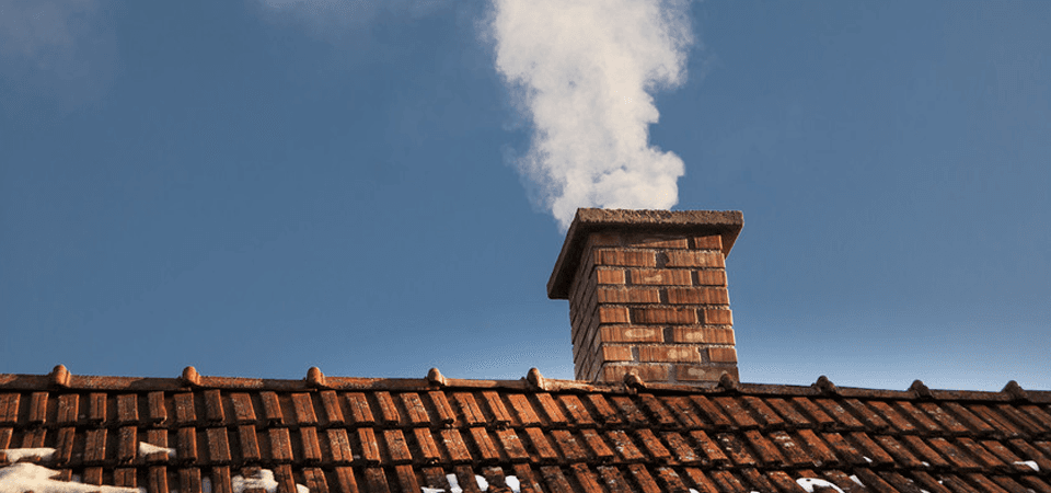 smoke coming out of a chimney