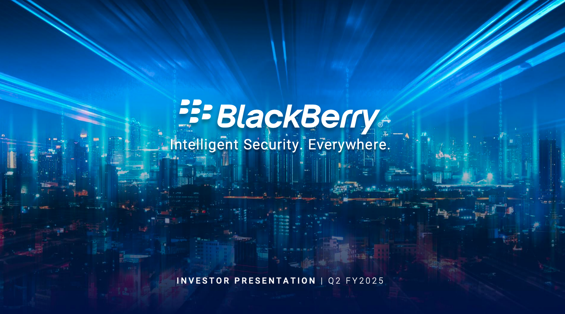 BlackBerry Investor Presentation