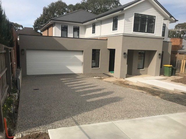 Driveway under construction