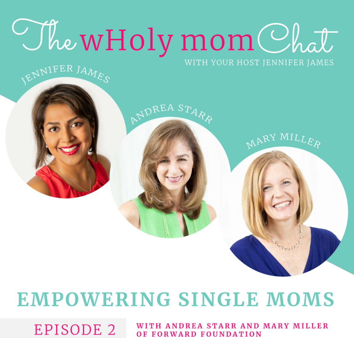 Three women are on the cover of the holy mom chat