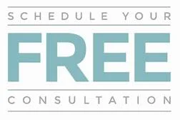 a blue and white logo that says `` schedule your free consultation '' .