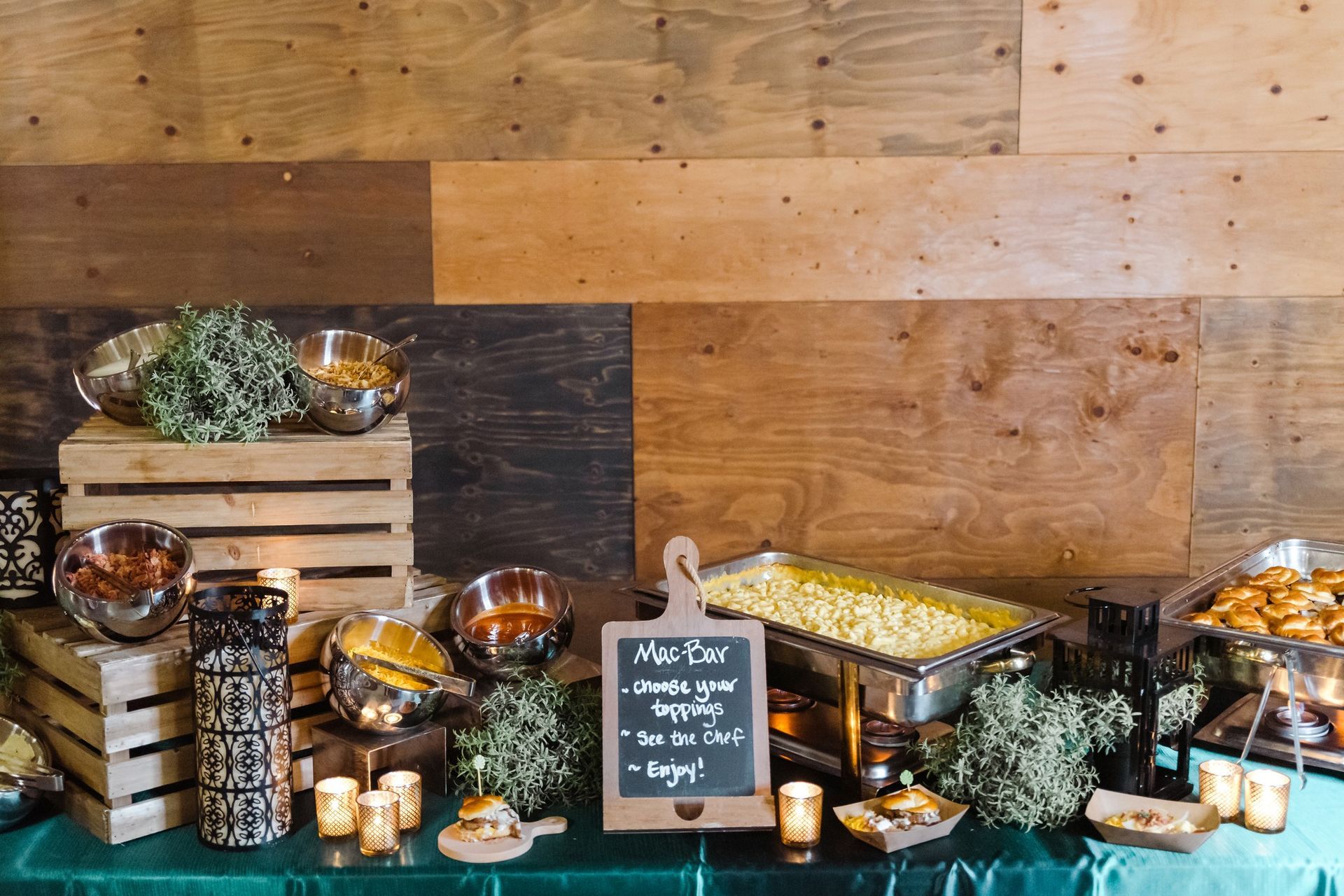 wedding catering buffet