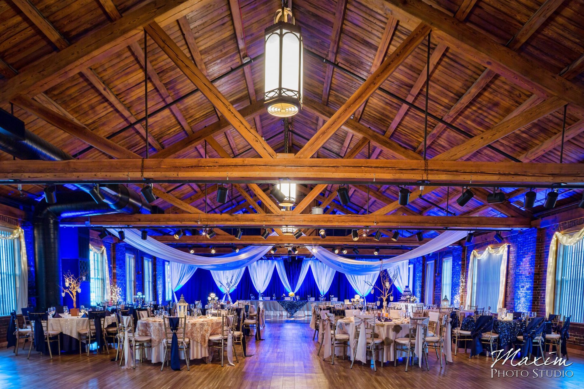 wedding reception at top of the market