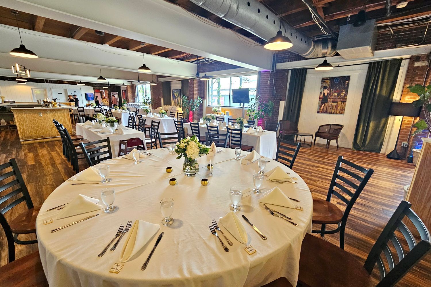 wedding reception table