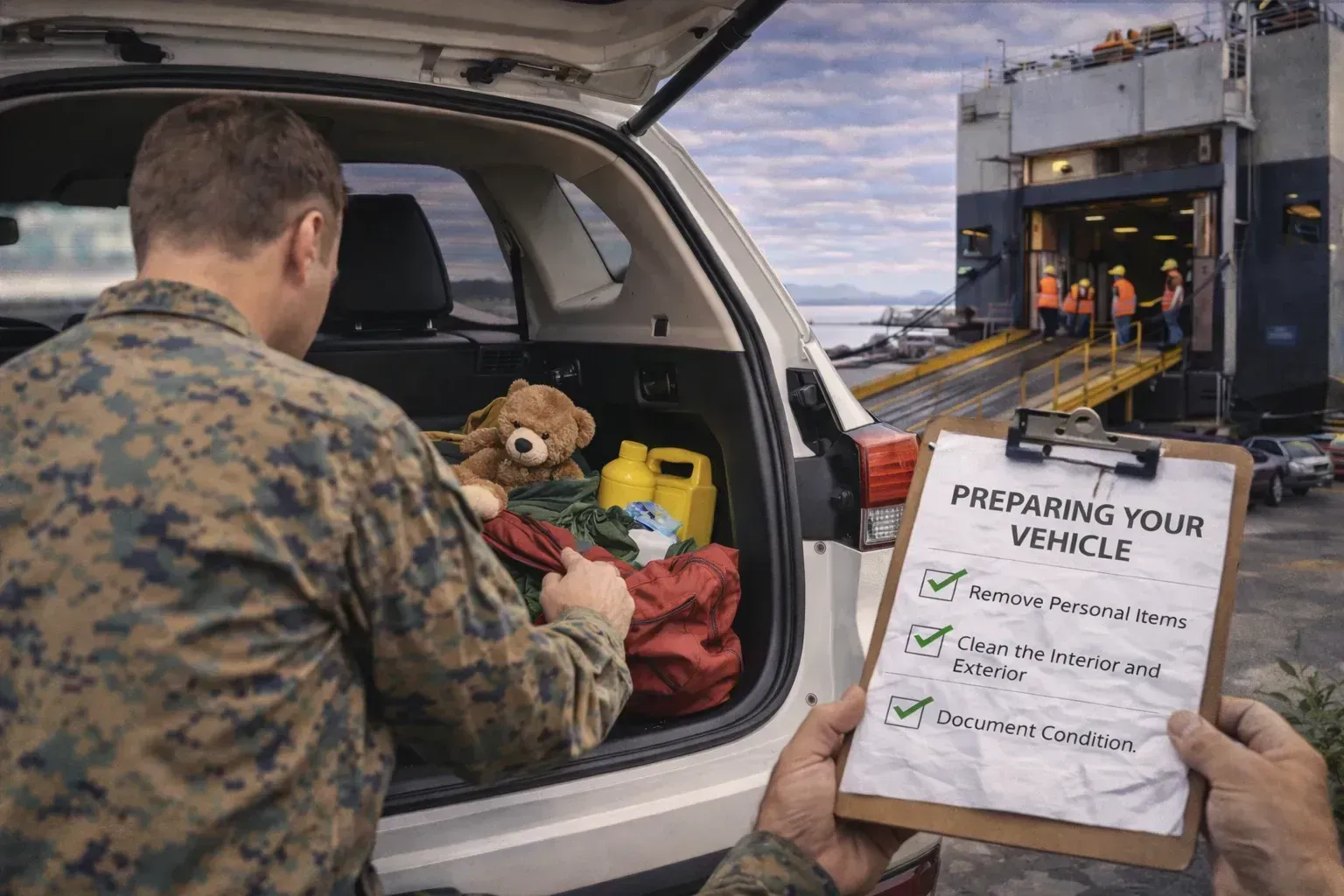 Military PCS Car Shipping from Arkansas to Hawaii is handled with vehicle inspection, secure transport to port, ocean shipment, and coordinated delivery to Hawaii.