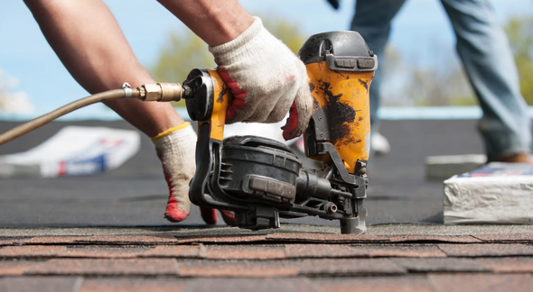 A photo of roof installation