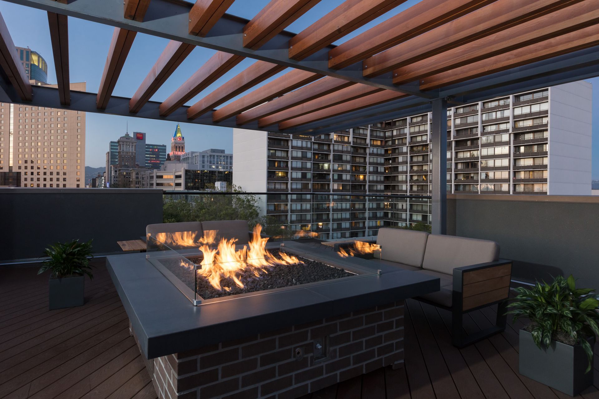 777 broadway rooftop fireplace 2