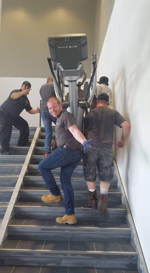 Carrying Something Upstairs — Stroudsburg, PA — New Horizons Transportation LLC