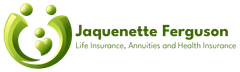 Green logo with a stylized family and the name "Jaquenetty Ferguson".