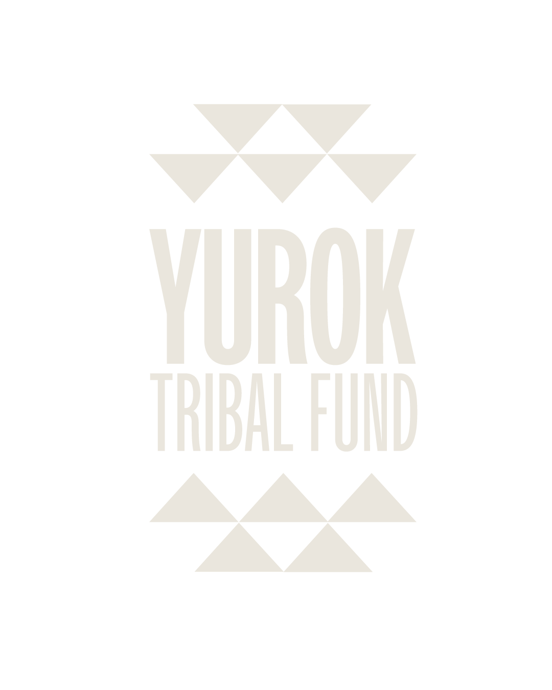 Yurok Tribal Fund White Logo