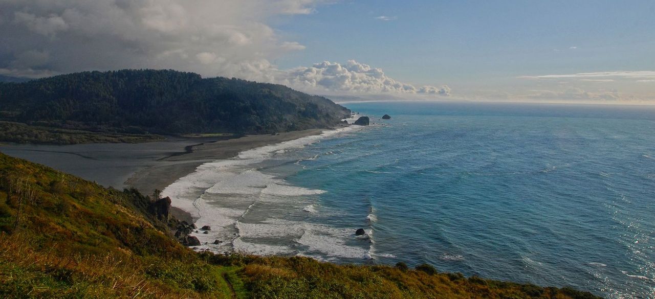 Yurok Tribe - Mouth of the Klamath River meeting the Pacific Ocean.