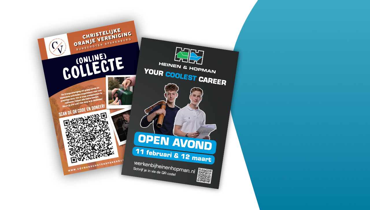 Flyers, drukwerk, verspreiding, ontwerp