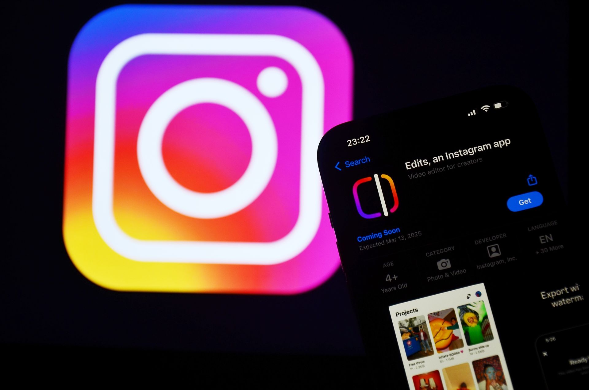 【營銷資訊】Instagram即將推出Edits應用程式 測試新AI功能