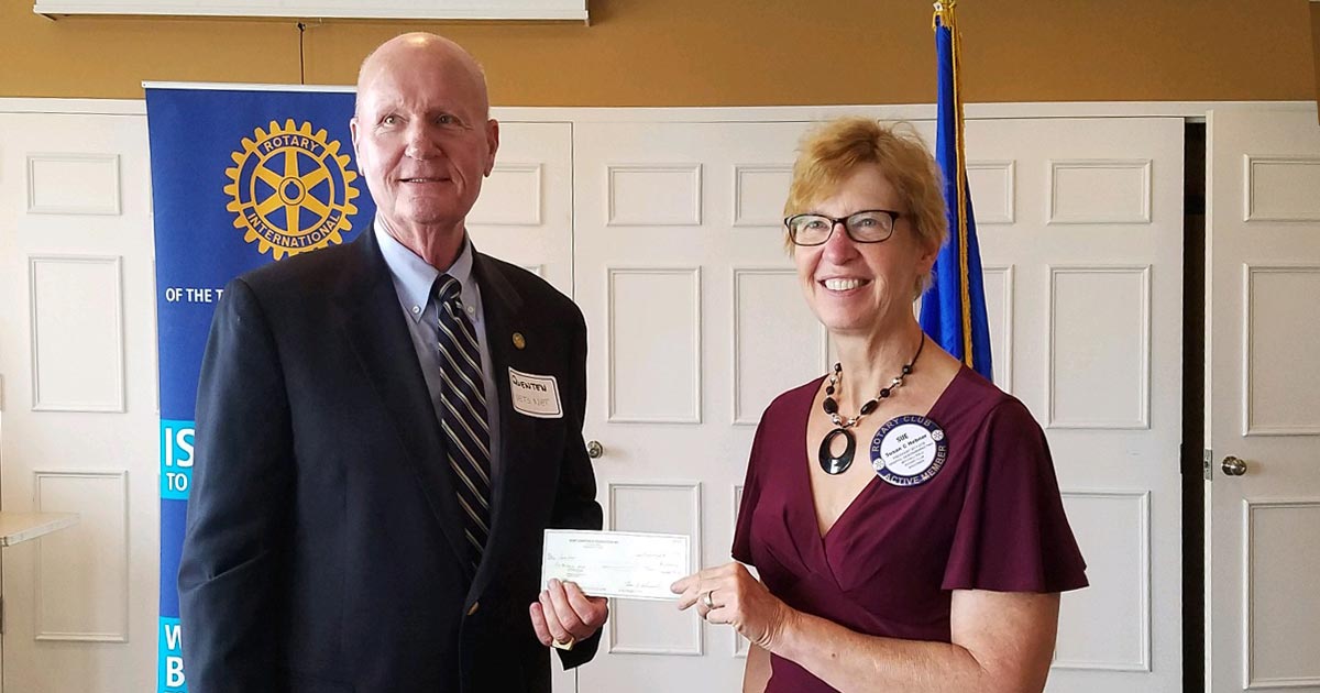 Rotary Club of Mitchell Field makes a generous donation!