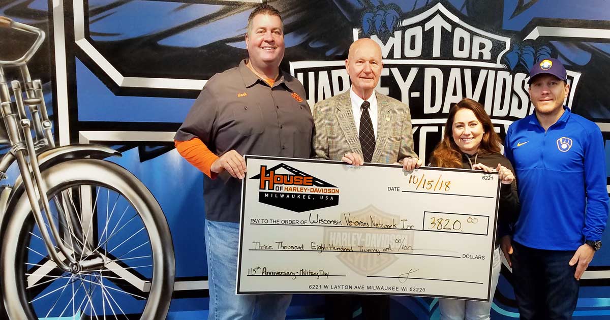 House of Harley charity ride benefits VetsNet!
