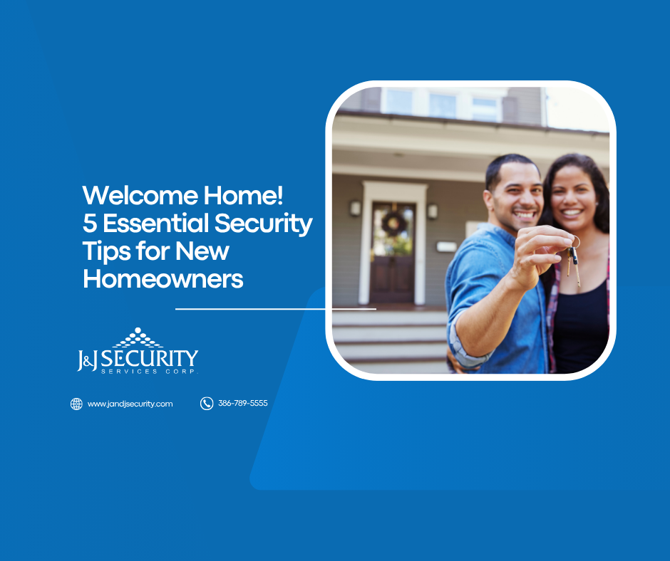 Welcome Home! 5 Essential Security Tips for New Homeowners